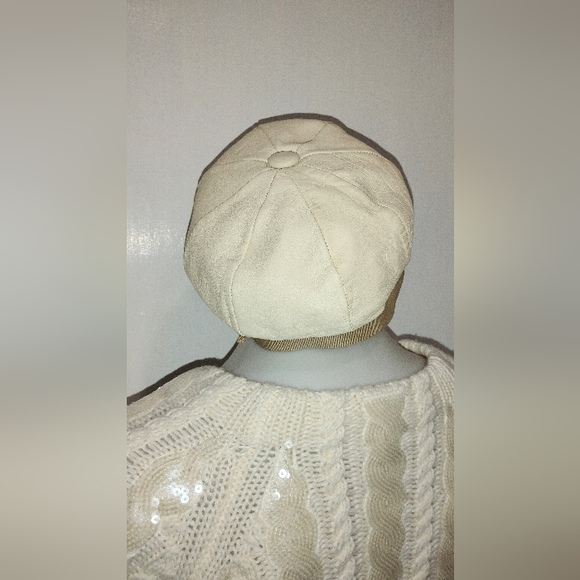 VINTAGE LEATHER BERET NWOT - Picture 5 of 8